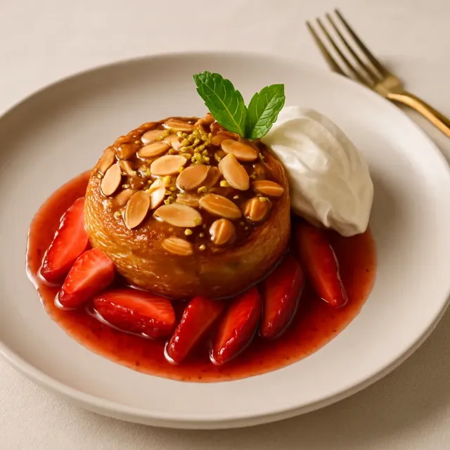 Frangipane com Morangos