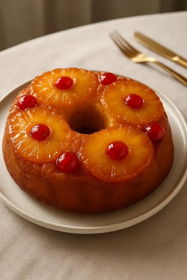 Torta Pound Rovesciata all'Ananas