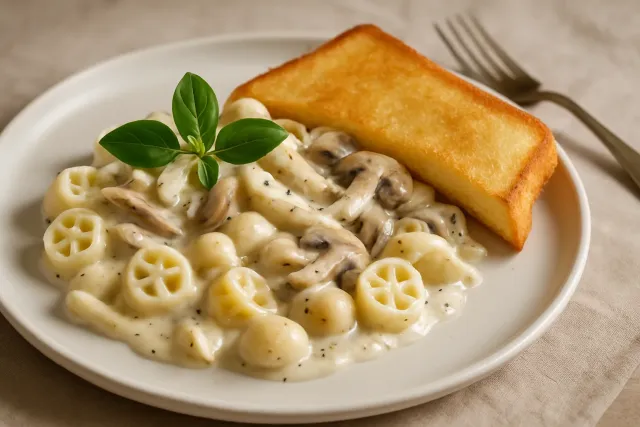 Pasta Jamur Krim
