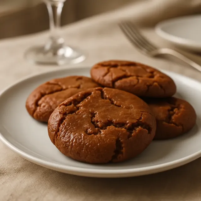 Biscoitos de Gengibre Crocantes