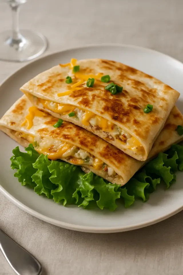Mashed Potato Quesadilla
