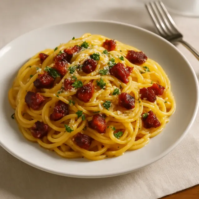 Spaghetti Squash Carbonara
