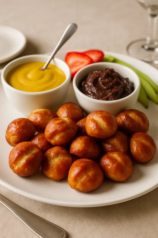 Quick and Easy Pretzel Bites with Nutella® Dipping Sauce