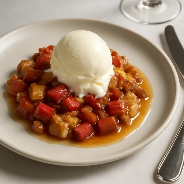 Puding Rhubarb
