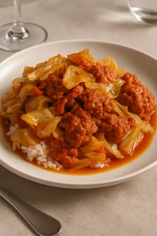 Corned-beef et chou philippin
