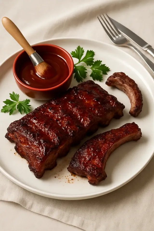 バーボンBBQグレイズ ベビーバックリブ