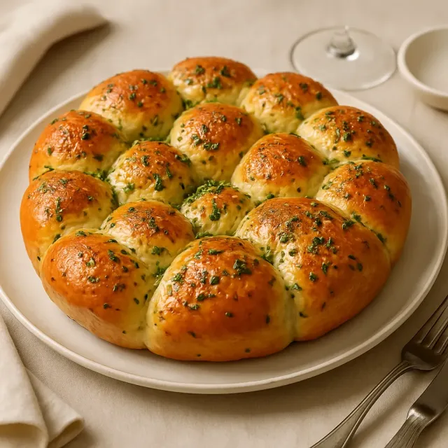Panini all'aglio e alle erbe in padella