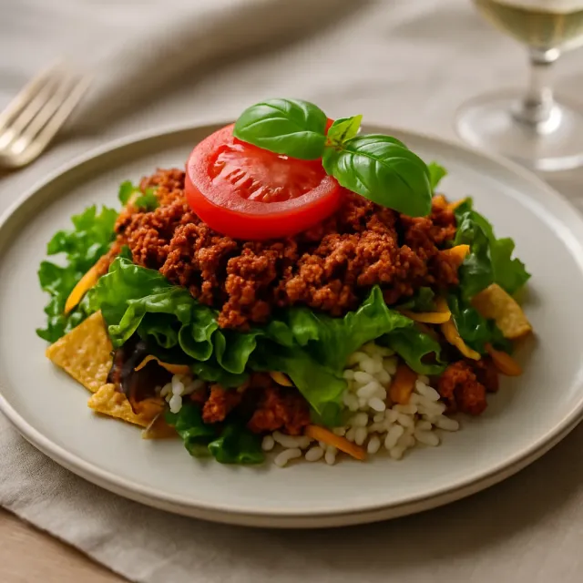 Italienischer Taco-Salat