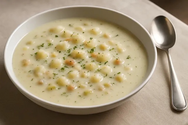 شوربة المحار نيوبورت