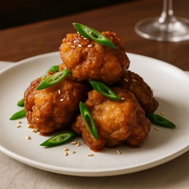 Японский стиль жареной курицы