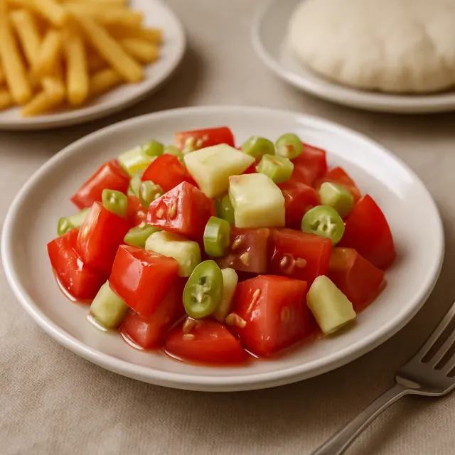 Serbisches Salat