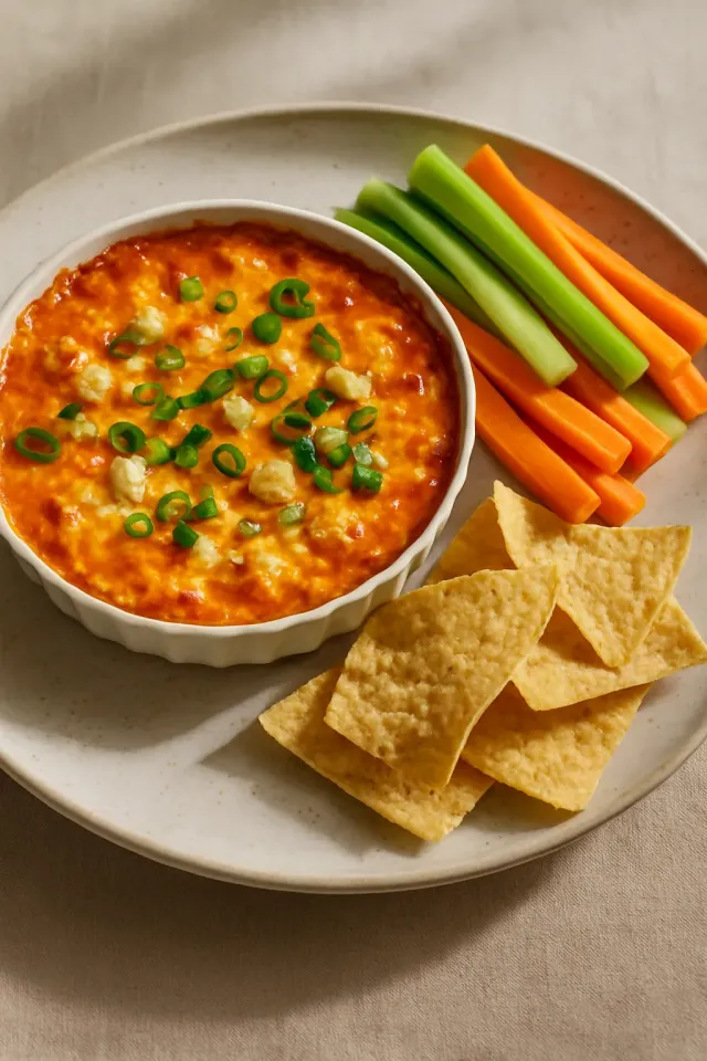El Mejor Dip de Pollo Búfalo