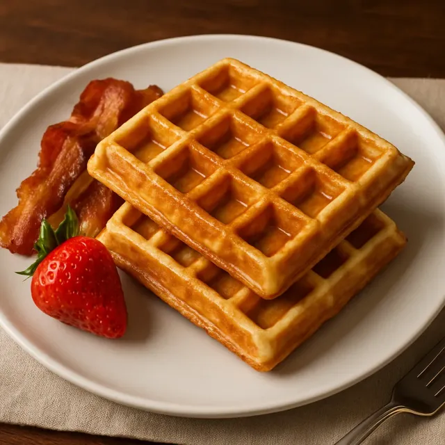 Gaufres de pain perdu faciles