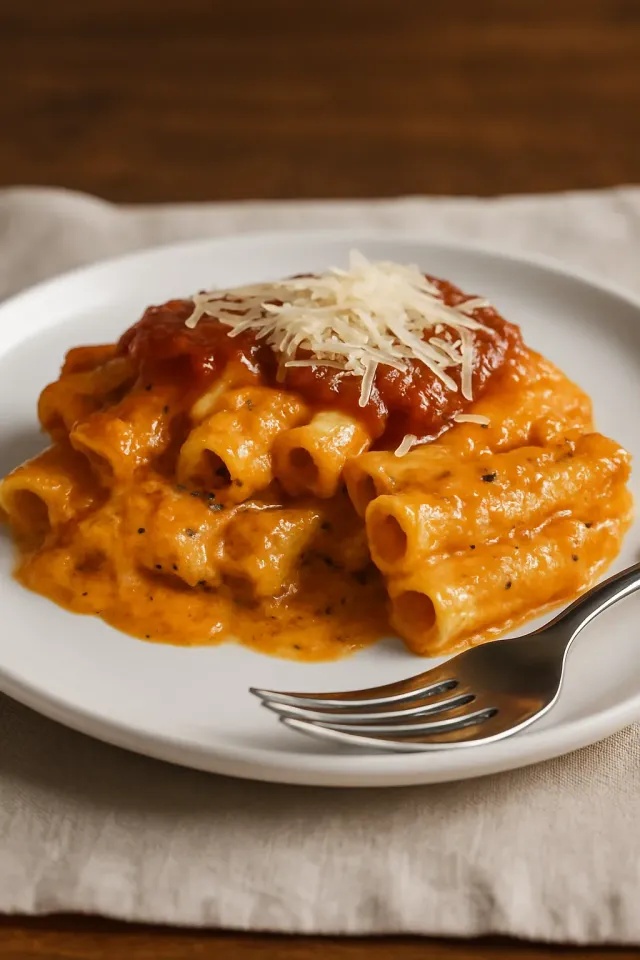 Ziti al Horno sin Carne