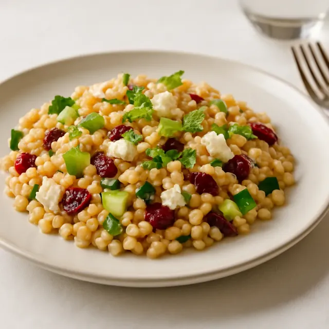 Cucumber Feta Couscous Salad