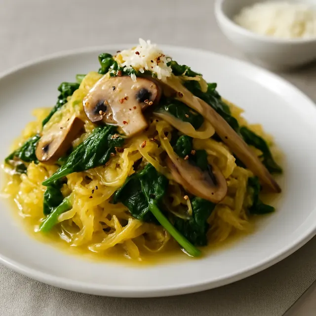 Pesto Spaghetti Squash