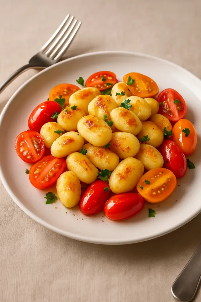 Nhoque Assado na Fritadeira Elétrica