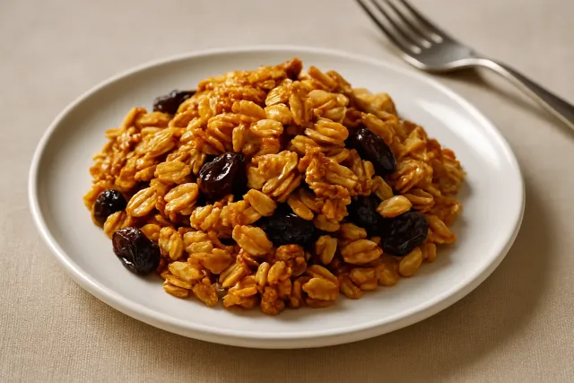 Granola de Manteiga de Amendoim Vegana Canadense