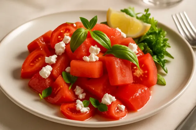 Insalata di Anguria e Pomodoro