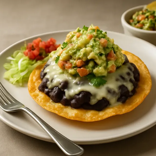 Tostadas de Feijão Preto