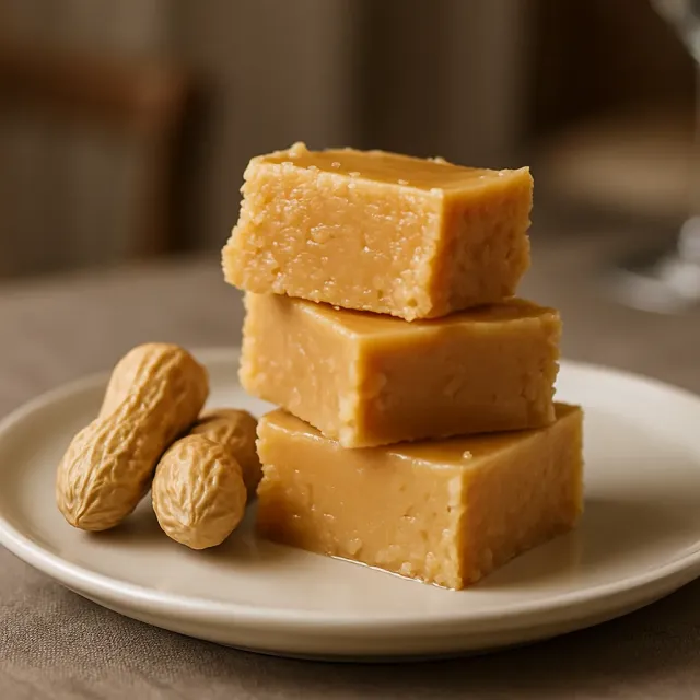 Fudge de Manteiga de Amendoim com Leite Evaporado