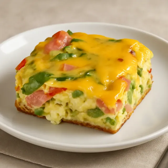 チーズたっぷりハムとアスパラのベイク