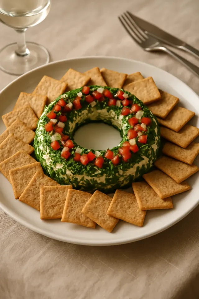 Сырный шар-венок с тако