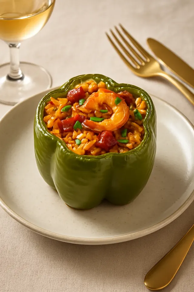 Cajun Style Stuffed Peppers