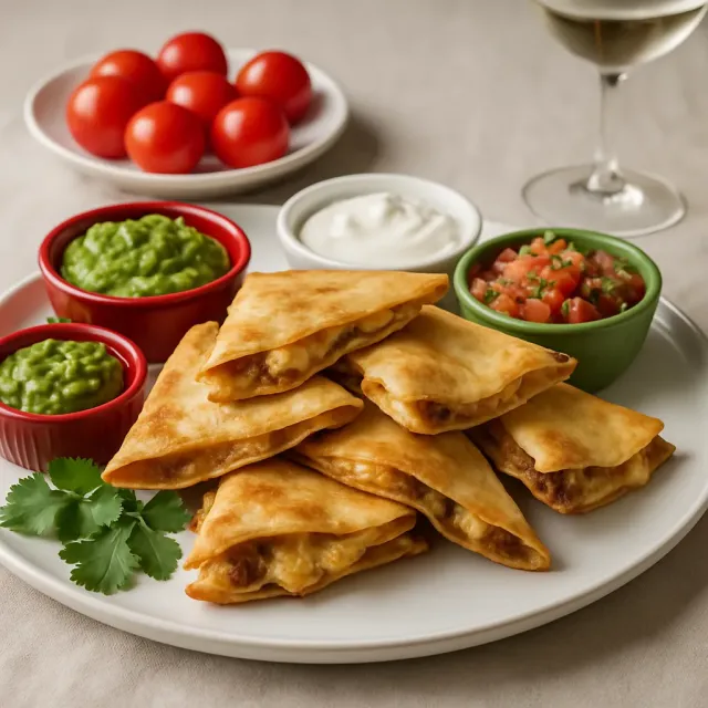 Quesadillas de Pollo en Freidora de Aire