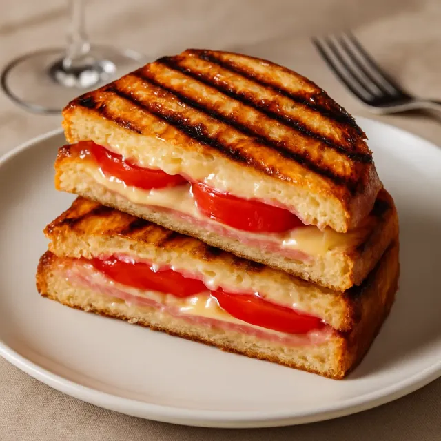 Sandwich Panini Grillé Sans Machine à Panini