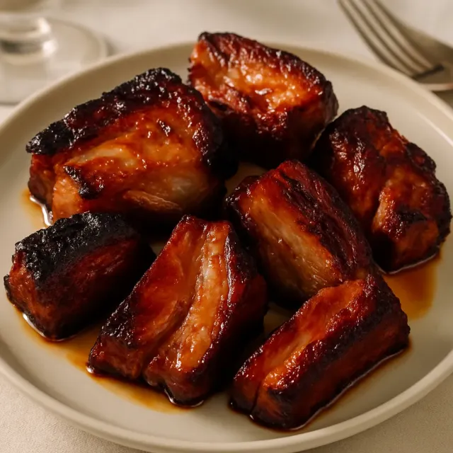 Oven-Baked Barbecue Rib Tips