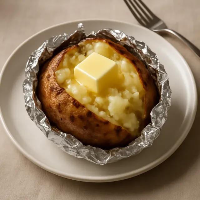 Campfire Baked Potatoes