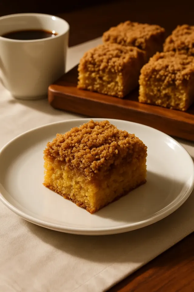 Bolo de Café com Canela e Noz-Moscada