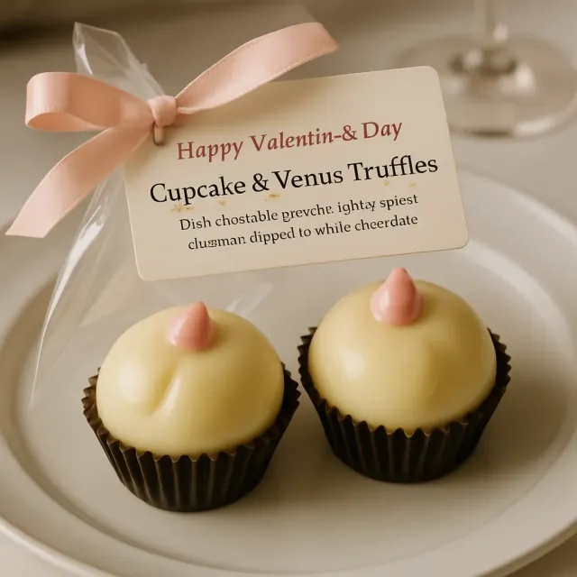 Capezzoli di Venere Italianos (Trufas de Chocolate de Vênus)