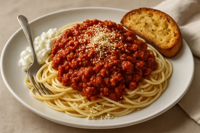 伝統的なイタリアミートソース