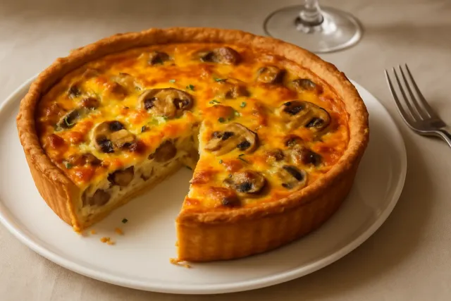 Quiche de Camarones