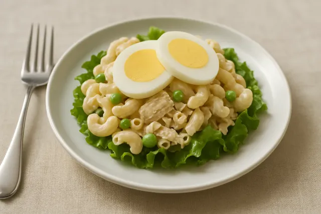 Salada Fria de Macarrão e Atum