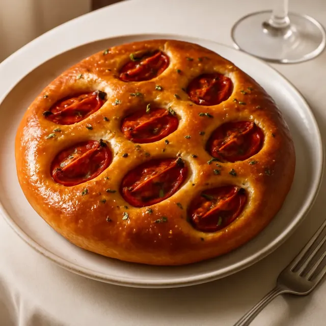 Prosciutto Plum Focaccia