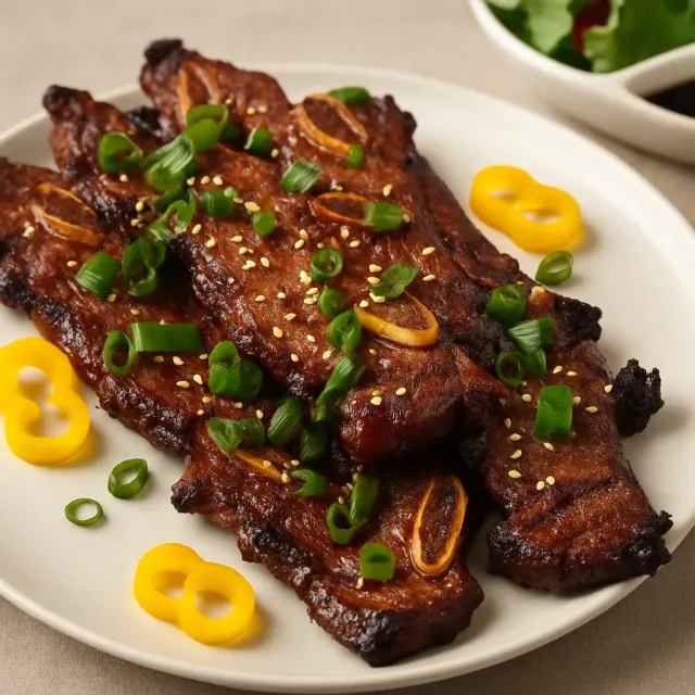 Las Vegas Galbi (côtes de bœuf à la coréenne)