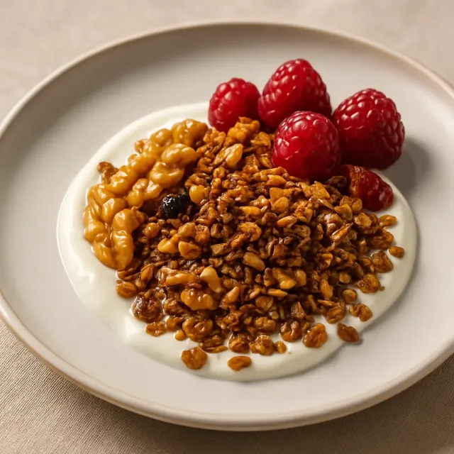 Griechische Joghurtschalen mit Granola