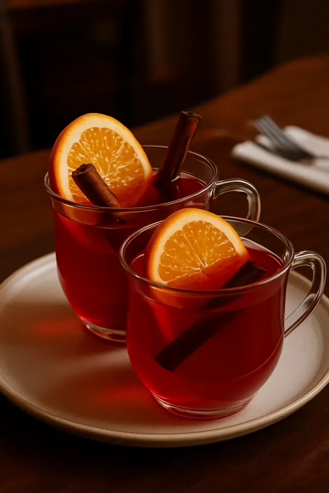 Suco de Cranberry Aquecido