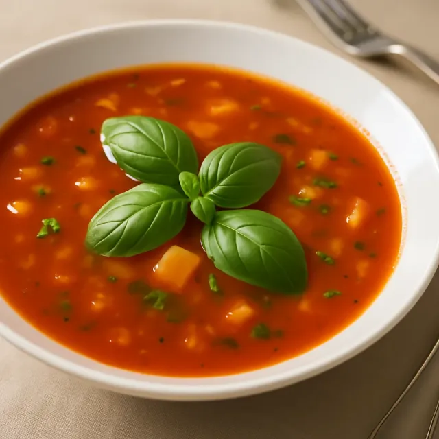 Sopa de lentejas y cebada