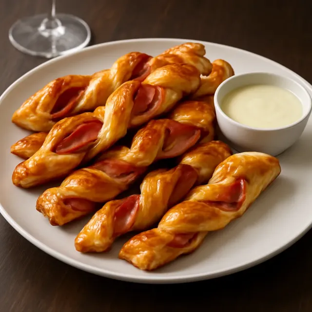Trenzas de Tocino con Rollos de Canela