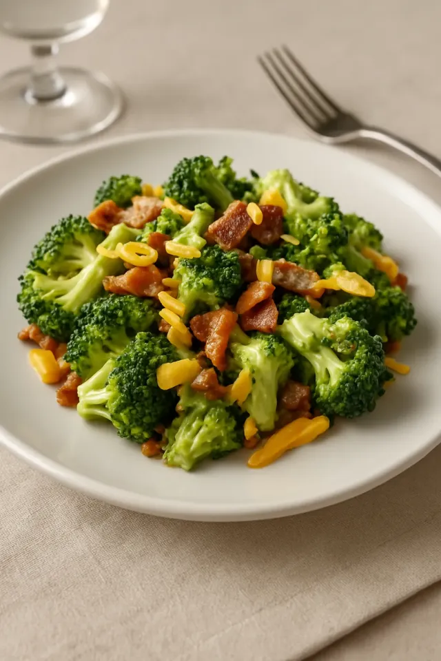 Salada de Brócolis para Preparar Antecipadamente