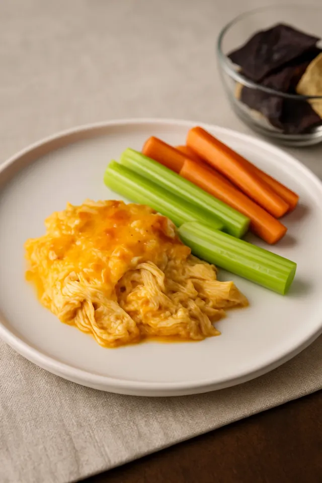 Dip de Pollo Bufalo con Queso