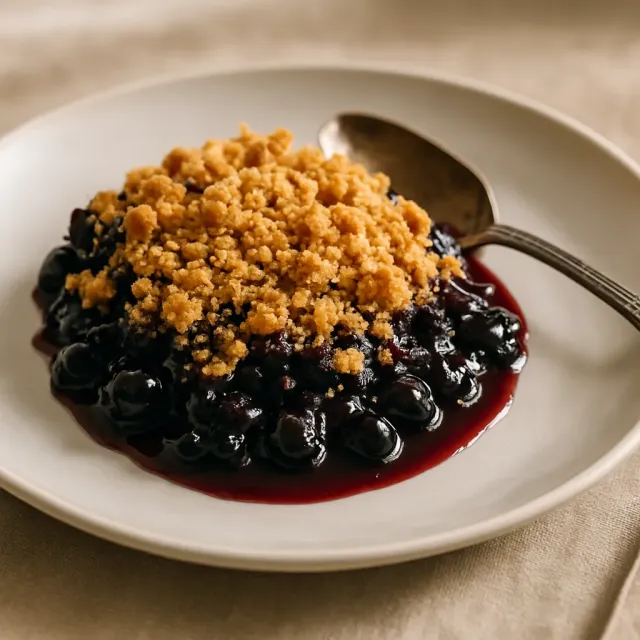 Crumble de Mirtilo