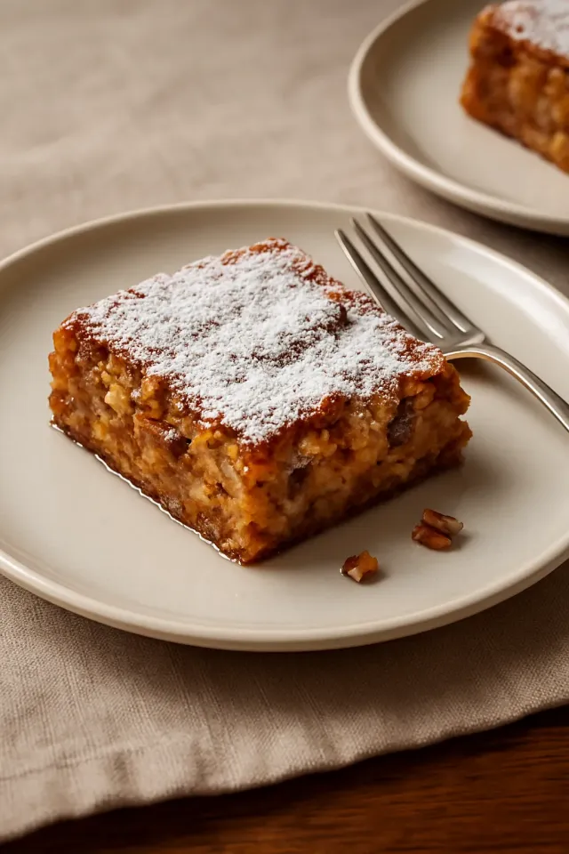 Липкие морковные батончики с масляным кексом