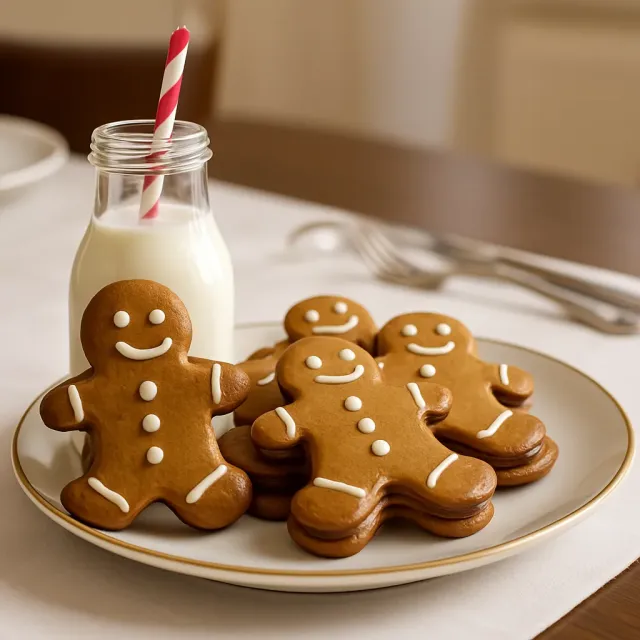 Biscoitos de Homem de Gengibre com Creme de Avelã Nutella®