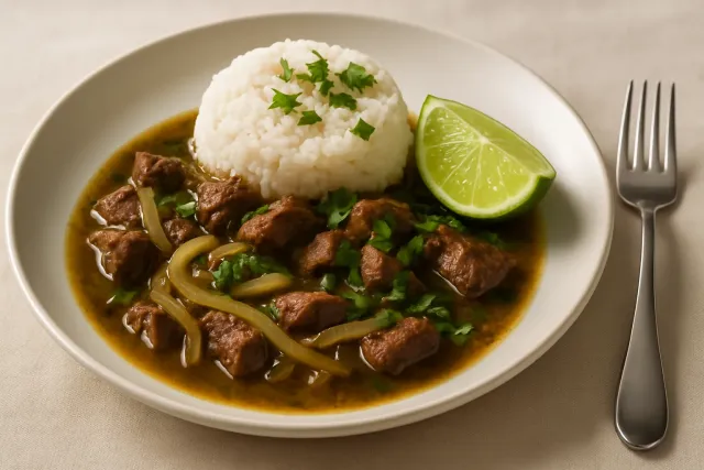 Bistec Encebollao