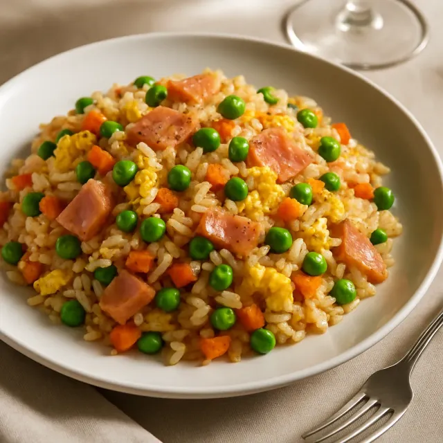 ข้าวผัดกับแฮม